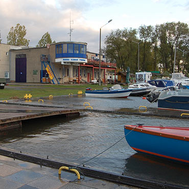 Wysoki stan w�d Zalewu Kamie�skiego