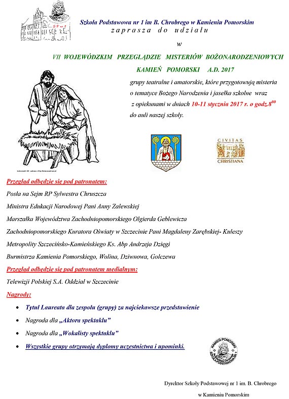 Jaseka i misteria boonarodzeniowe w wykonaniu aktorw i amatorw. Ju wkrtce odbdzie si VII przegld