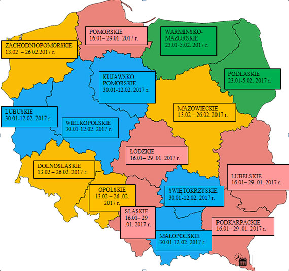 Sprawd, gdzie Twoje dziecko jedzie na ferie zimowe! 