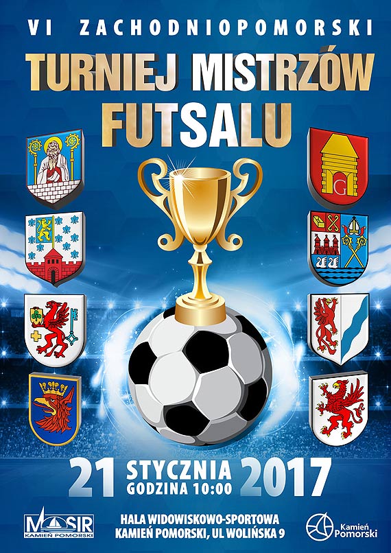 MOSiR zaprasza na VI Zachodniopomorski Turniej Mistrzw Futsalu