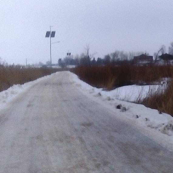 Fatalny stan drogi, ktr codziennie jedzi szkolny bus