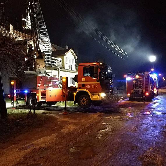 W Sulikowie zapalia si sadza w kominie