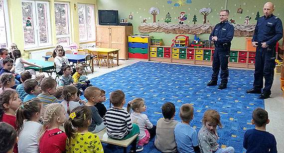 Policjanci odwiedzili przedszkolaków!