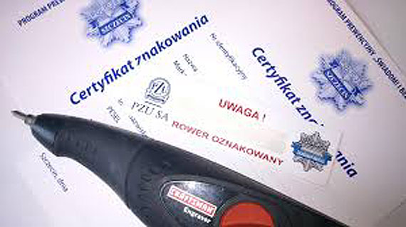 Nie daj szansy zodziejowi! Oznakuj swj rower!