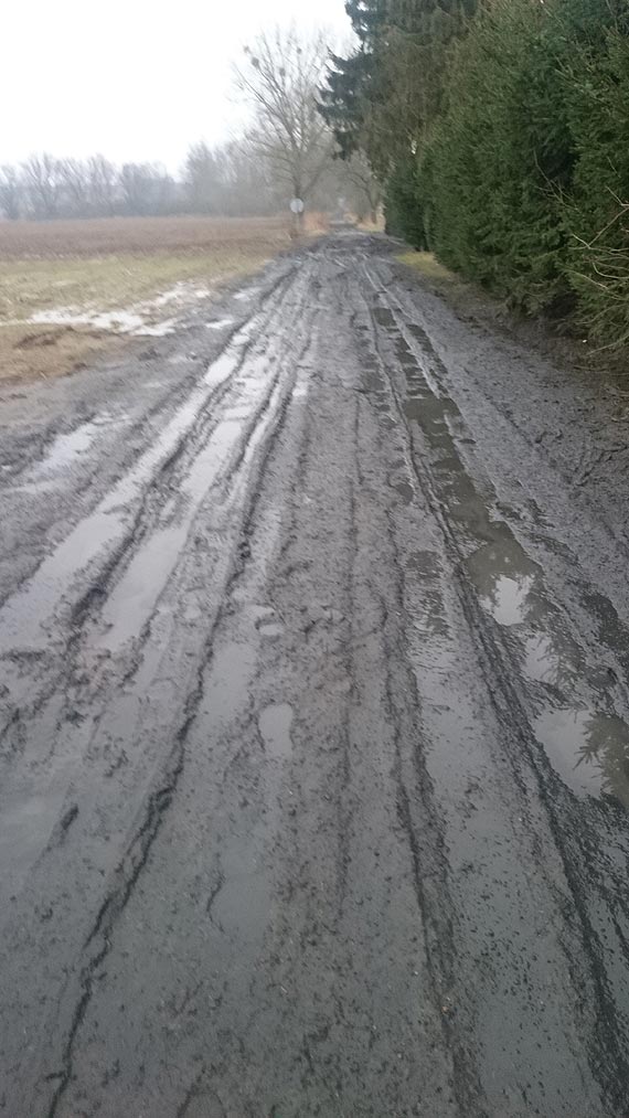 Ulica Lena w Golczewie to prawdziwa droga przez mk - tak to widz jej mieszkacy