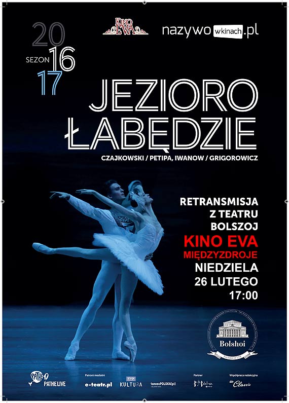 „Jezioro abdzie” Czajkowskiego wprost z Bolszoj w kinie EVA