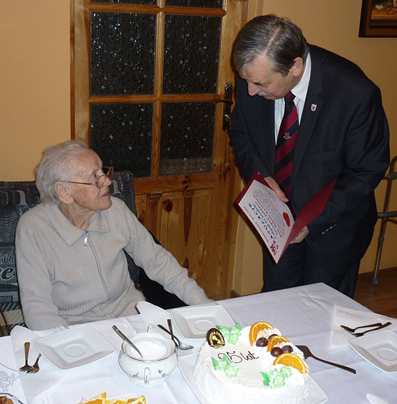 95 urodziny witowaa mieszkanka gminy Wolin!