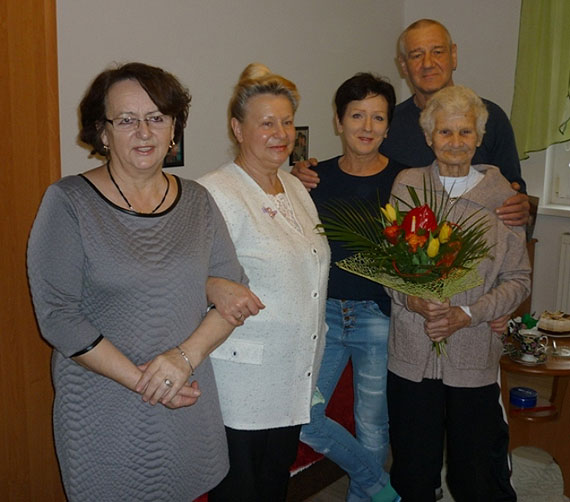 yczenia dla Jubilatki – Pani Mieczysawy Teresy Malikowskiej z Wiejkowa. Obchodzia 90 urodziny!