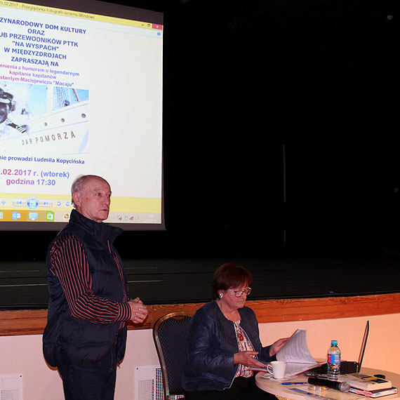 Midzynarodowy Dom Kultury: Wspomnienia o legendarnym kapitanie kapitanw Konstantym Maciejewiczu „Macaju”