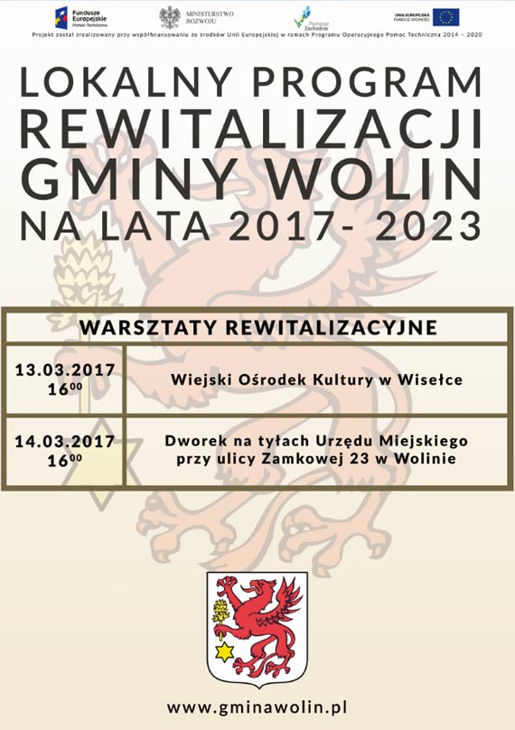 Zaproszenie na warsztaty rewitalizacyjne z mieszkańcami