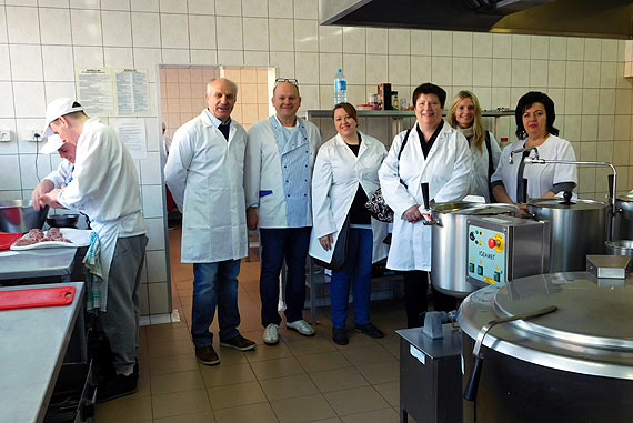 Nauczyciele ze szkoły niemieckiej z Kilonii w Kamieniu Pomorskim