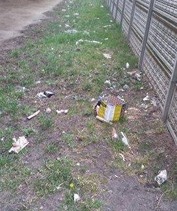 Pejzaż Wolina - psie kupy, śmieci, fajerwerki...