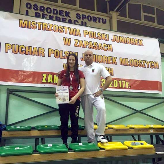 Aleksandra Kotlewska Wicemistrzynią Polski Juniorek w Zapasach