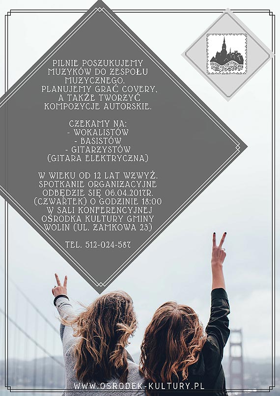 Muzycy pilnie poszukiwani