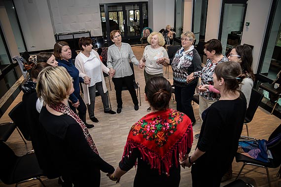 piew tradycyjny w Centrum Wsppracy Midzynarodowej w Grodnie