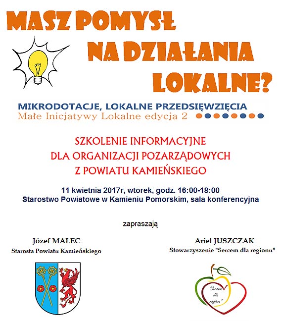 Spotkanie informacyjne dotyczce mikrodotacji