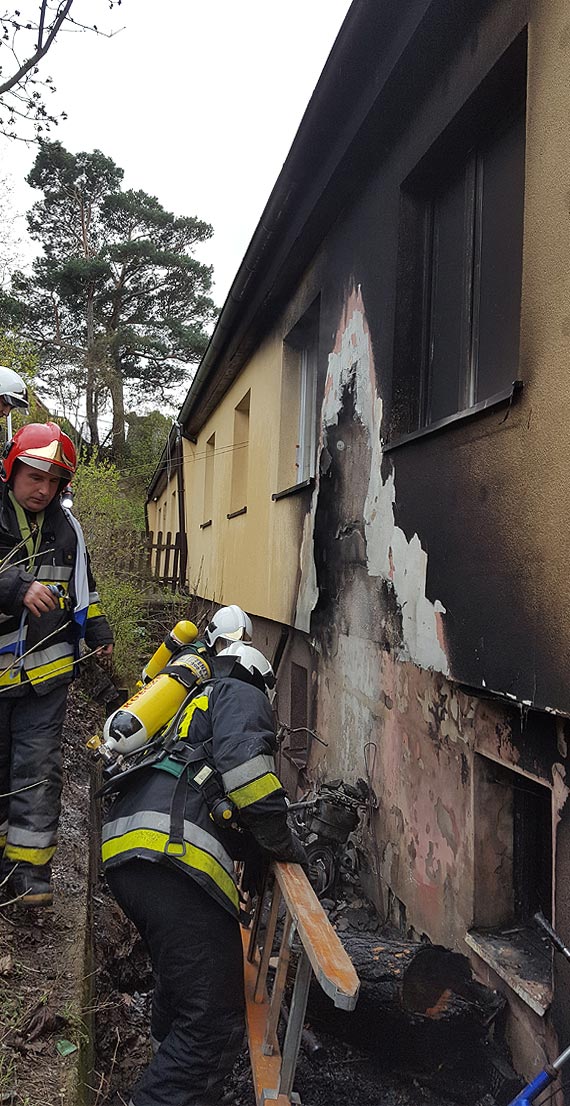 Zwarcie instalacji elektrycznej w skuterze przyczyn poaru w Midzyzdrojach?