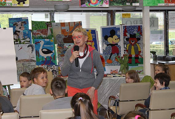 Joanna Olech w międzyzdrojskiej bibliotece