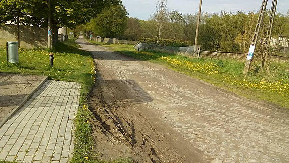 Drog w Duniewie czeka remont.  Bocian powrci?