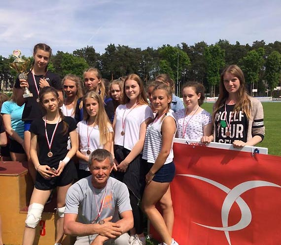 Lekkoatletki z Publicznego Gimnazjum w Wolinie trzecie w województwie zachodniopomorskim