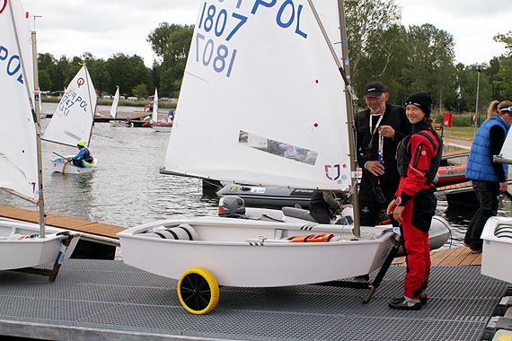 Weronika Jaroszek z Klubu Sportów Wodnych „Baltic” Dziwnów na drugim miejscu po pierwszym dniu III eliminacji do Mistrzostw Europy i Świata w klasie Optimist