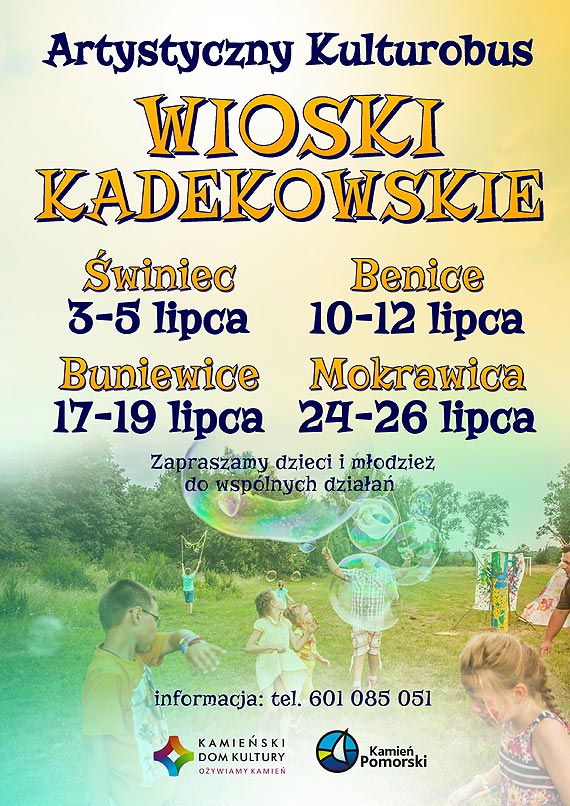 Artystyczny Kulturobus wyrusza na trasę - edycja lipcowa