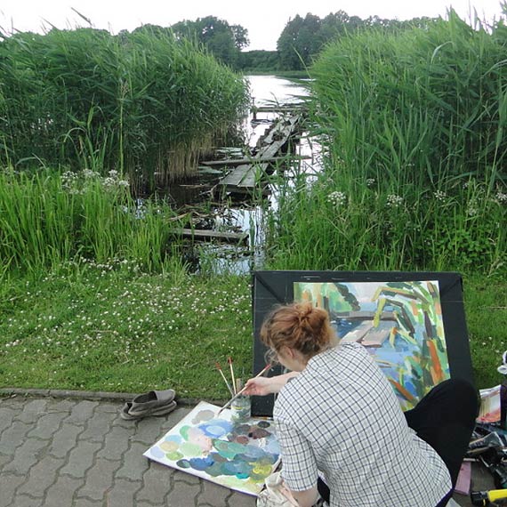 Plener studentów grafiki Akademii Sztuki w Szczecinie ,,Golczewo 2017”