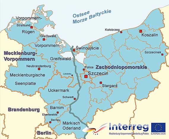 Ponad 85 mln z� na projekty Pomorza Zachodniego z Niemcami 