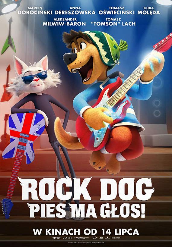 Rock Dog. Pies ma głos, Baby Driver, Paryż może poczekać, Kapitan Majtas, Alibi.com i dramat wojenny Dunkierka w kinie Eva w Międzyzdrojach!