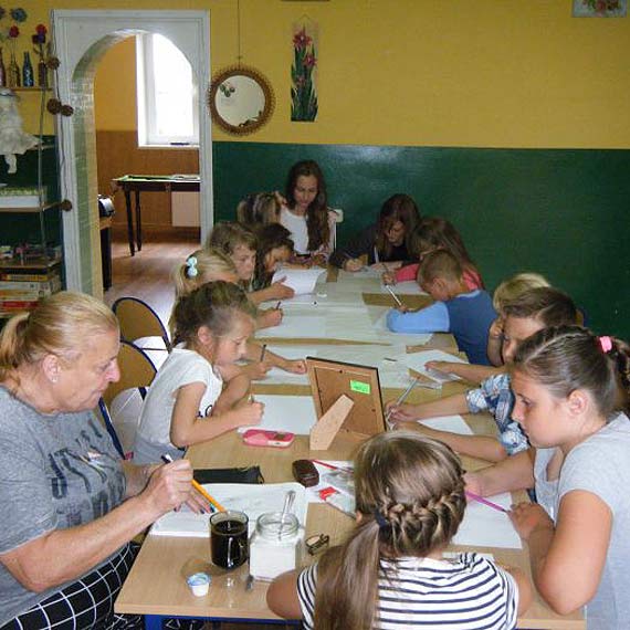 Wakacyjna lekcja plastyki