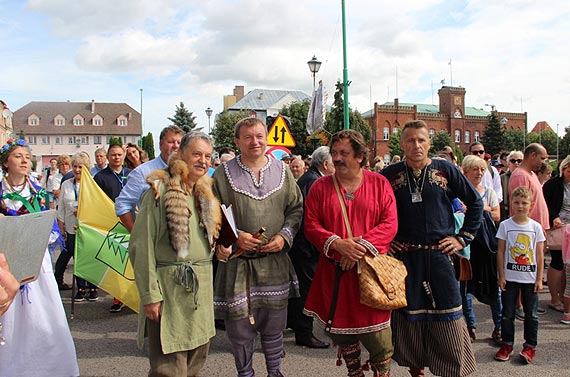 Spotkanie przyjacielskich gmin - Usedom, Kalkar i Walim w trakcie XXIII Festiwalu Słowian i Wikingów