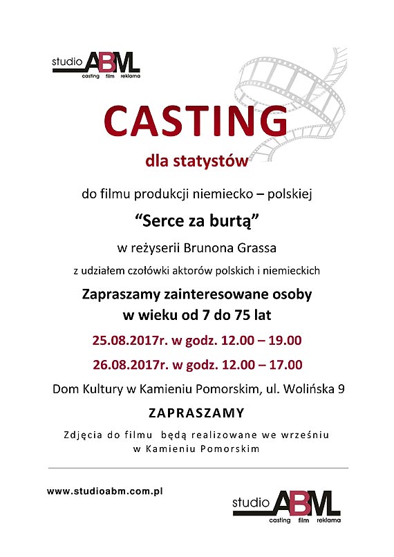Chcesz zagra w filmie? - ju wkrtce rusza casting