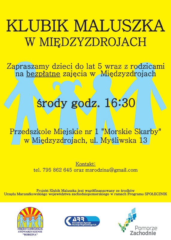 „KLUBIK MALUSZKA” od września w Międzyzdrojach