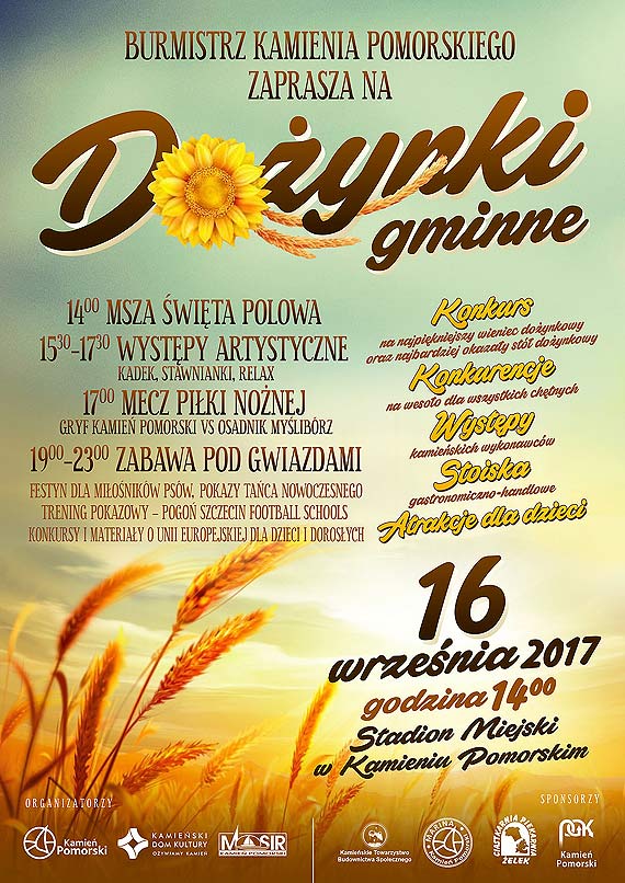 Ju w t sobot w Kamieniu Pomorskim odbd si doynki gminne!