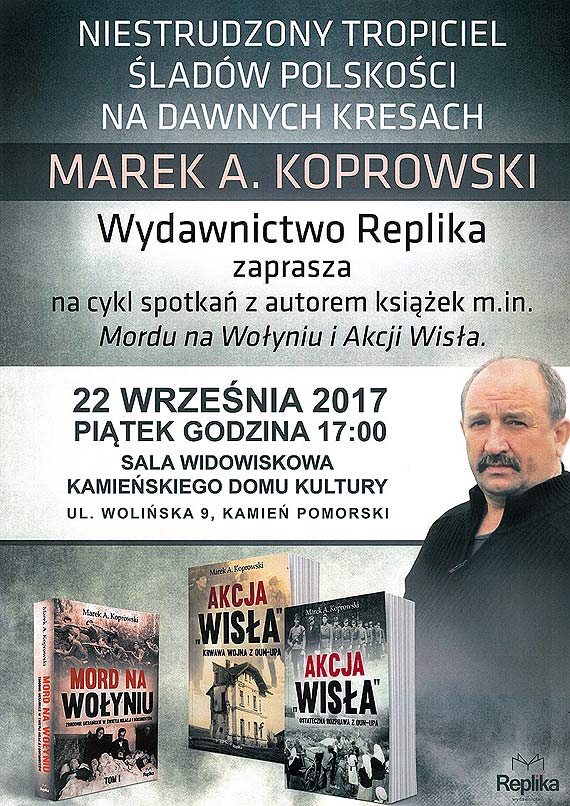 Zaproszenie na spotkanie autorskie ze znanym pisarzem i reporterem