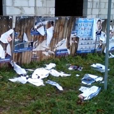 Kto posprz�ta plakaty wyborcze?