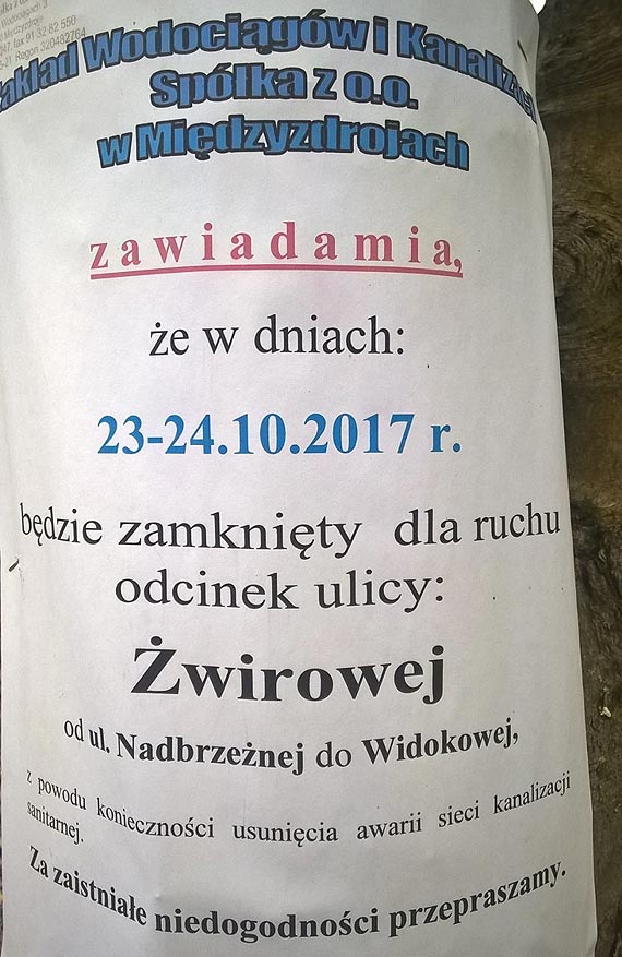Mieszkaniec Wicka w sprawie remontu ulicy Żwirowej. Sołtys wyjaśnia