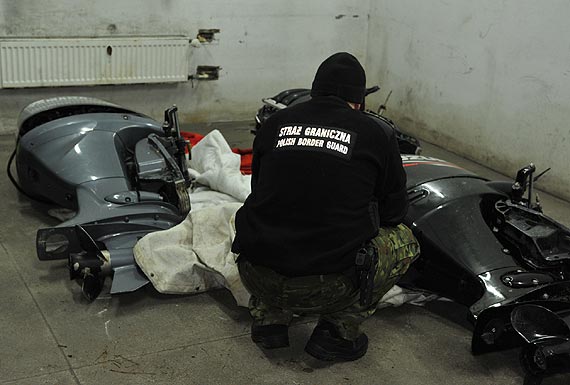 Pi�� silnik�w i dwa quady. Wszystko skradzione w Szwecji