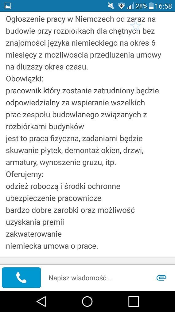 Oszu�ci oferuj� prac� za granic� - Czytelnik ostrzega