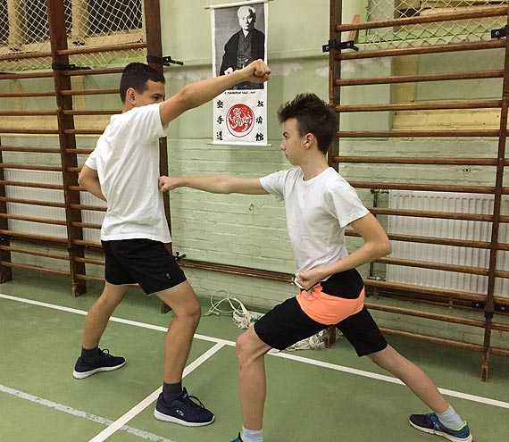 Mikoajkowy trening w kamieskim klubie karate „Tokaido”