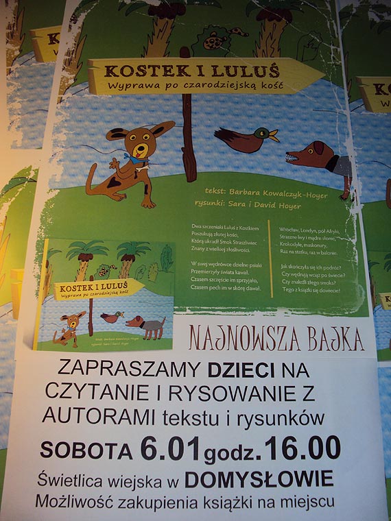 KOCIO WYOBRANI. "Kostek i Lulu. Wyprawa po czarodziejsk ko" w Domysowie
