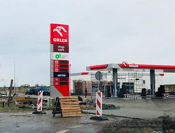 Koczy si budowa luksusowej stacji paliw w Kamieniu Pomorskim