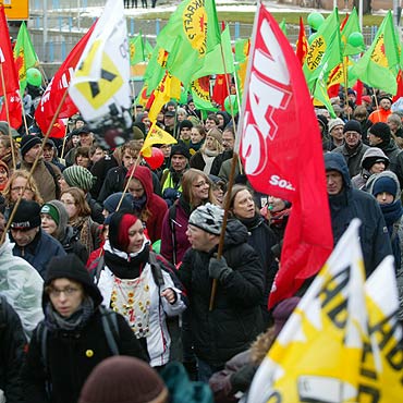 Niemcy protestowali przeciw radioaktywnym odpadom