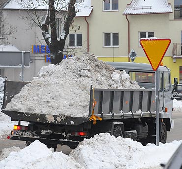 Kamie� Pomorski: Wywo�� �nieg z ulic