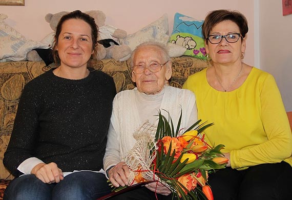 yczenia dla Jubilatki Pani Heleny Kostrzewa z Wiseki