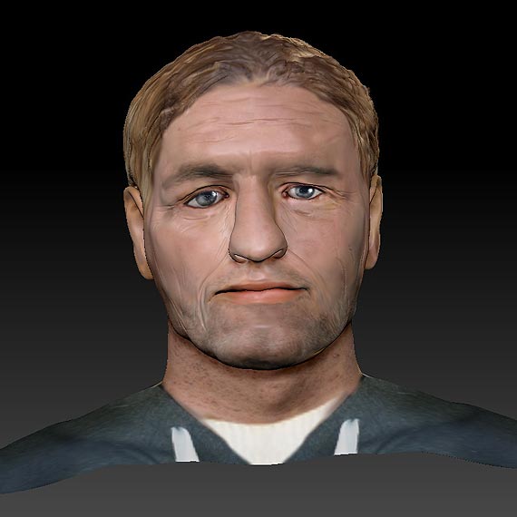 Pr�ba ustalenia to�samo�ci zmar�ego - specjalistyczna rekonstrukcja jego wizerunku