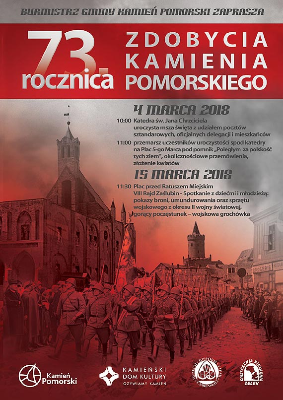 73. Rocznica Zdobycia Kamienia Pomorskiego oraz VIII Rajd Zalubin