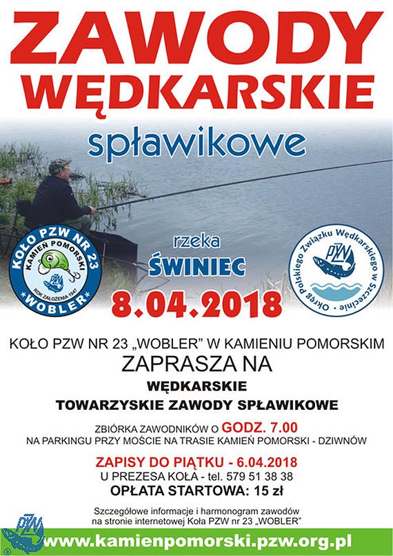 Towarzyskie Zawody Spawikowe na rzece winiec 