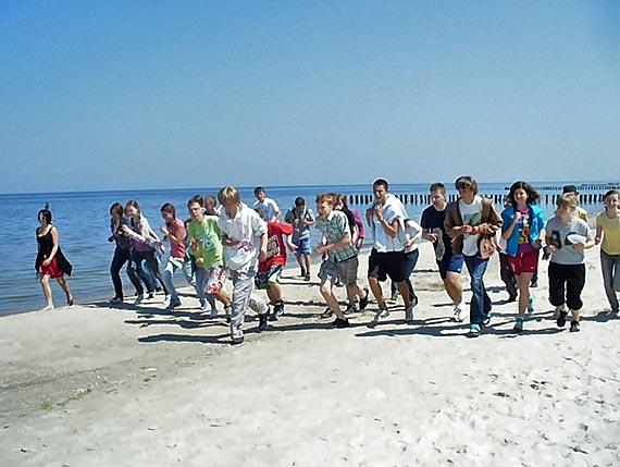 100 kilometrów plażą Bałtyku