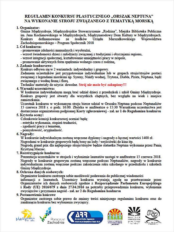 Docz do Orszaku Neptuna – konkurs dla dzieci